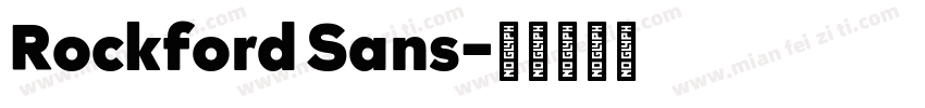Rockford Sans字体转换